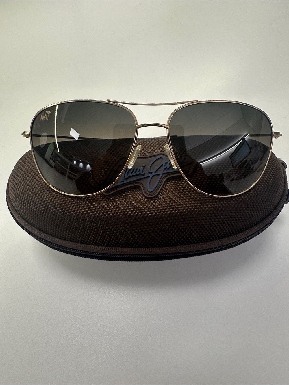 Maui Jim Cliff House Aviator Polarized Sunglasses